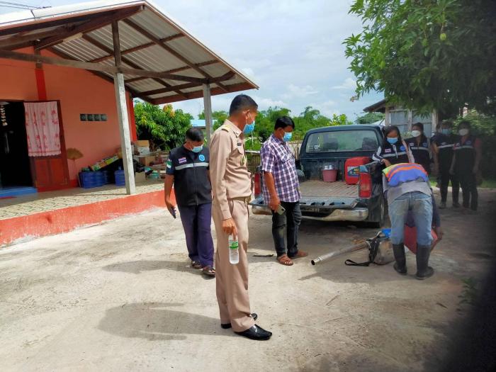 กองสาธารณสุขและสิ่งแวดล้อม องค์การบริหารส่วนตำบลหนองแซงได้ดำเนินการพ่นหมอกควันกำจัดยุงลายตัวเต็มวัย